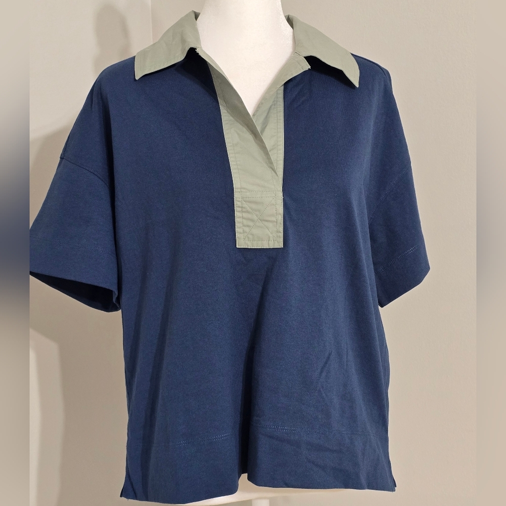 Everlane The Retro Jersey Polo Women's Size Small - Picture 2 of 9